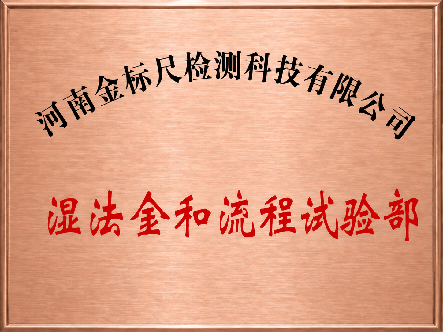 Wet Gold Analysis and Process Testing Department